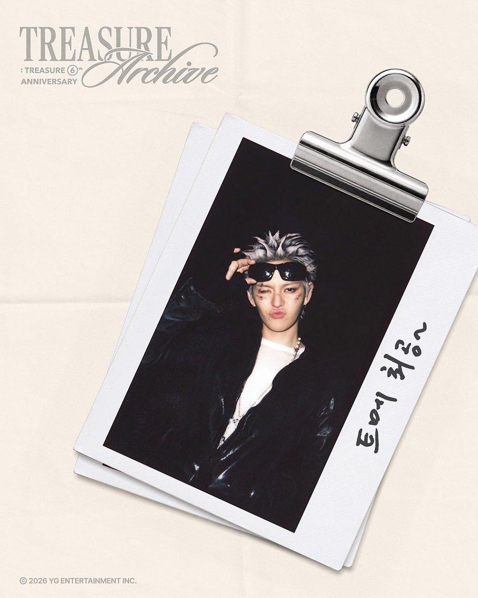 ygtreasuremaker's tweet photo. #TREASURE ARCHIVE : TREASURE 6th ANNIVERSARY FILM CARD #1

🦔🐶🐯🐨🦁 … 😎6️⃣👍🤗♾️

PRE-ORDER
➡️ https://t.co/kaoUfeHe7l
🗓️ 2026.08.03 (MON) 11:00 ~ 2026.08.09 (SUN) 23:59 (KST)

#트레저 #CHOIHYUNSUK #최현석
#JIHOON #지훈 #YOSHI #요시
#JUNKYU #준규 #YOONJAEHYUK #윤재혁 #TREASURE6thANNIVERSARY
#TREASURE_ARCHIVE #YG