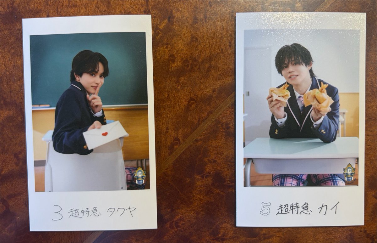 Asuka661e's tweet photo. EBiDAN THE LIVE 2026 エビライグッズ交換 隣の席 ミニフォト

求→桜木・筒井

譲→カイ・タクヤ

8/13手渡し希望

 #EBiDAN #エビライ https://t.co/W5fnDRRm0q
