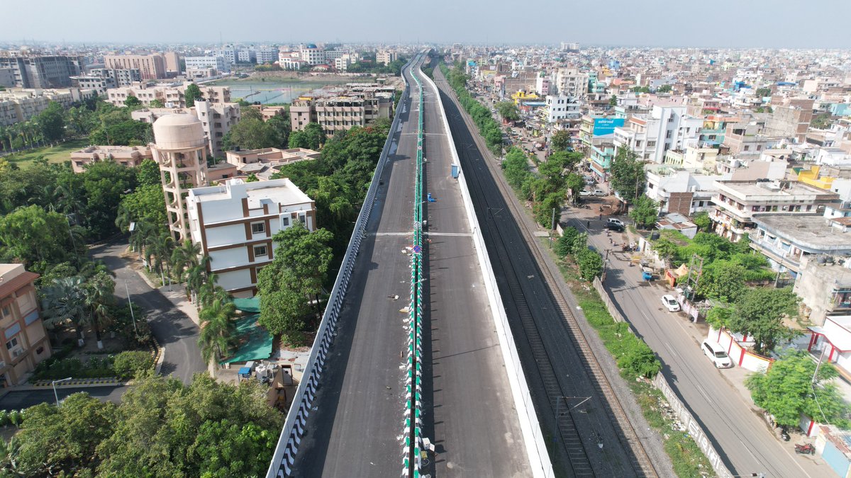 Index_Magadh's tweet photo. Mithapur Mahuli Flyover &amp; Karbigahiya Mithapur flyover is ready and expected to be inaugurated soon . https://t.co/1cMWBn8RZD