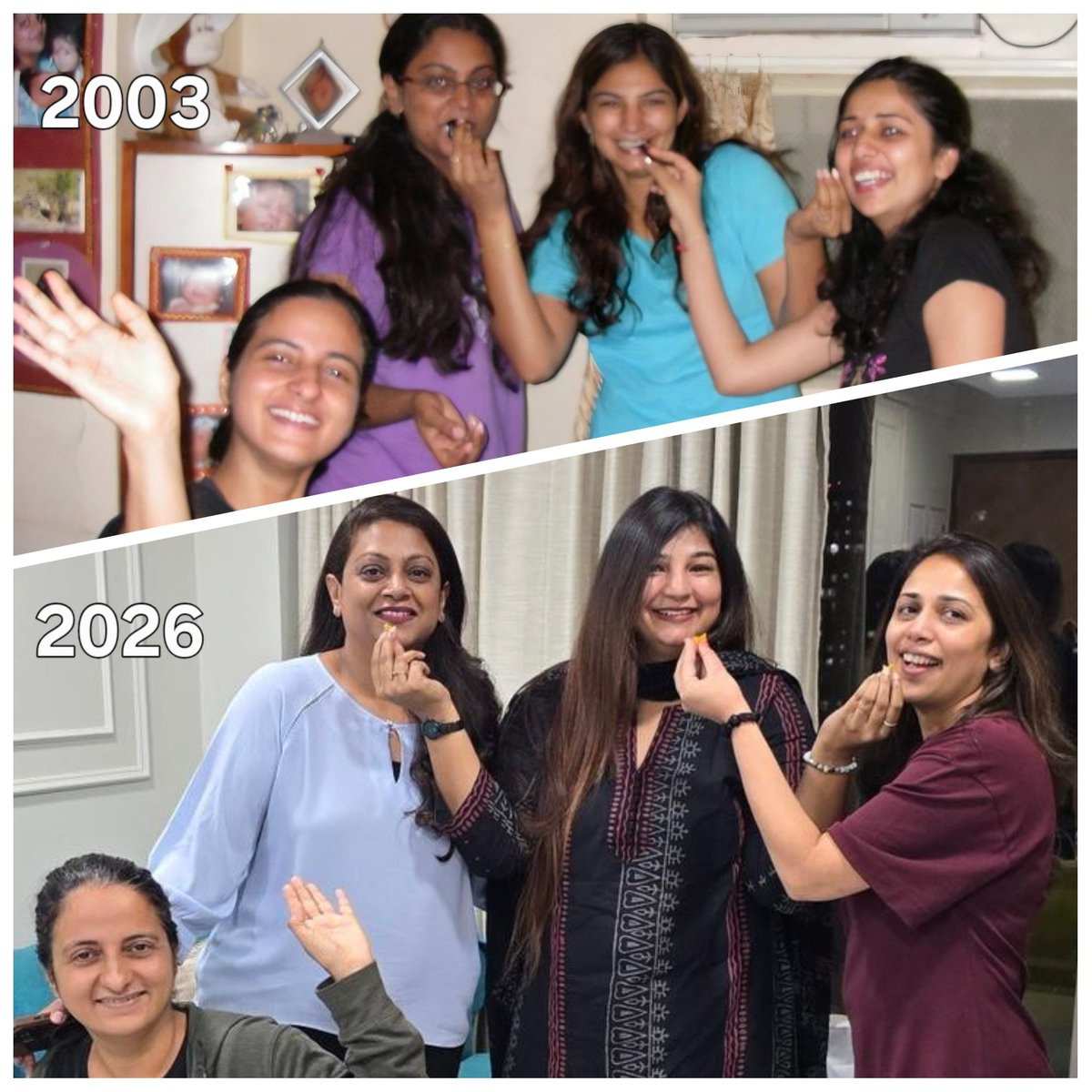 URupwate's tweet photo. Recreating the memory, madness & magic after 23 yrs 😍😍😍
हम मिले और पगलाइयत न हो... ये कैसे मुंकिन हैं 🙈
#utkarsharupwate #happyseven #freinds #freindshipgoals #freindsforlife https://t.co/YexCwDJVpK