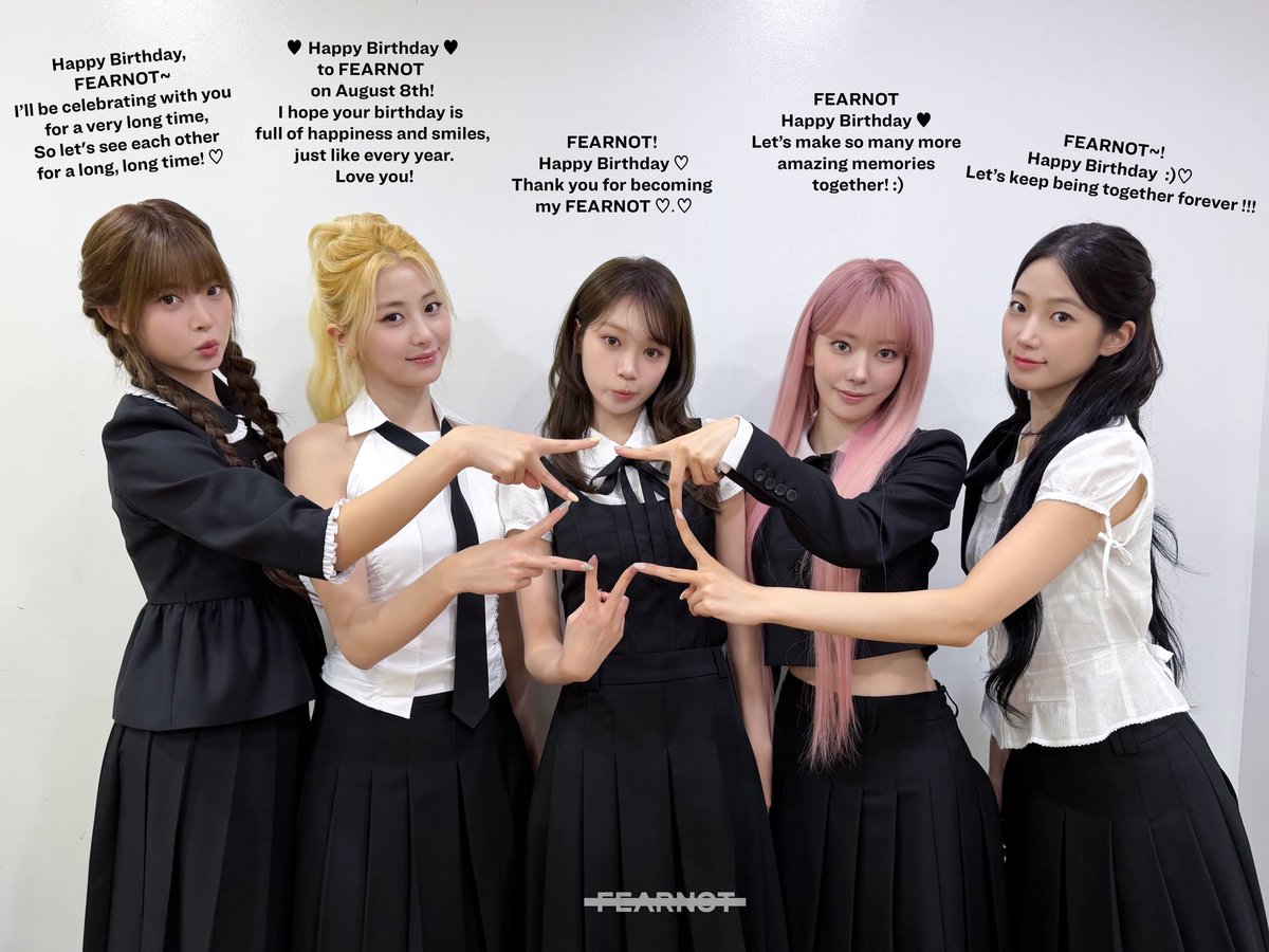 sserapics's tweet photo. LE SSERAFIM 2026 FEARNOT DAY MESSAGE 

#LE_SSERAFIM #르세라핌 https://t.co/fvXVqZqmLD