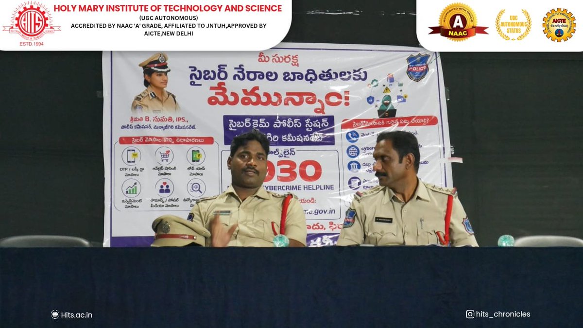Hits_official25's tweet photo. 🔐 Empowering minds with Cyber Security awareness! Learning to stay safe, secure, and smart in the digital world. 🌐🛡️
#CyberSecurity #CyberAwareness #DigitalSafety #HITS https://t.co/OSRjc9wUn0