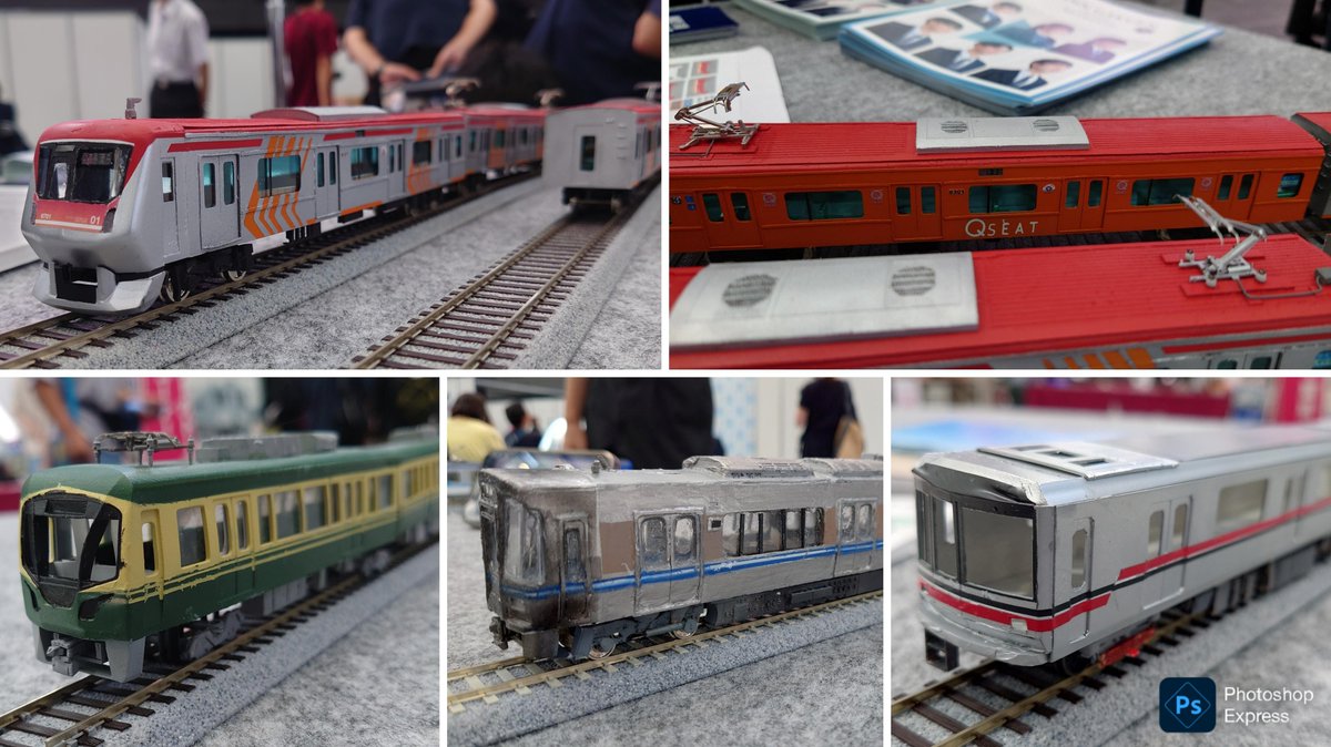 ARCATRA_jp's tweet photo. 鉄道模型コンテスト にやって来ました🐈‍⬛ 💨
16番作品がこれまでより多い上にクオリティも上がってる気が…！
EF200良いですね✨

これからモジュールも拝見させて頂きます🔎✨ https://t.co/W53L8bqNEu