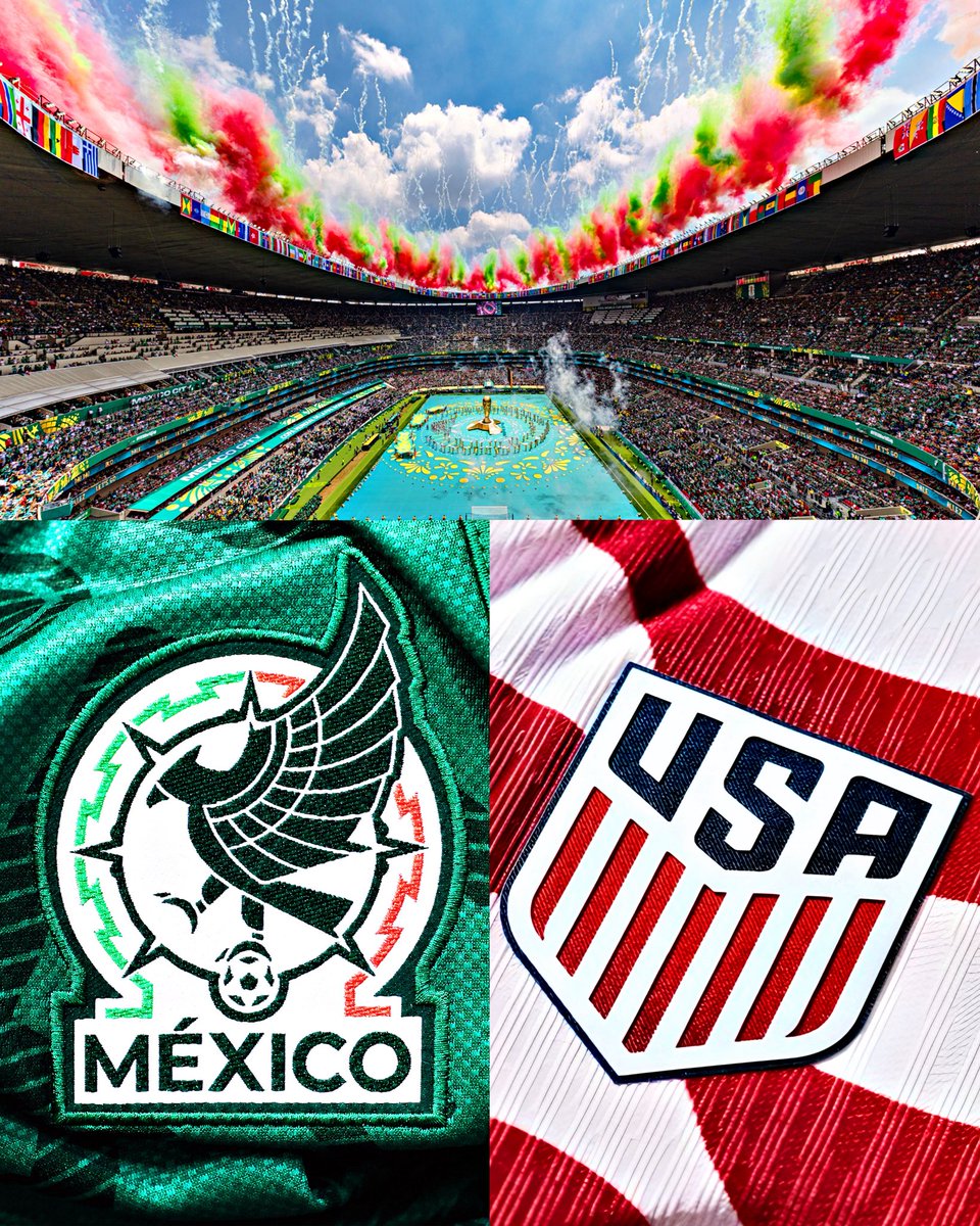 AllFutbolMX's tweet photo. 🚨🤯 BREAKING: THE FINAL OF THE CONCACAF U20 CHAMPIONSHIP IS OFFICIALLY SET! 🇺🇸🇲🇽🏆

Mexico vs. United States at the Estadio Azteca. 🍿 https://t.co/eJFSZIdHYo