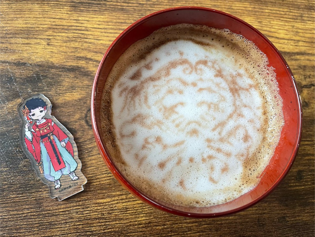 tsukune_tsumire's tweet photo. みこち お誕生日おめでとう🌊

#神神化身_FA
#六原三言生誕祭2026
#六原三言誕生祭2026
#かみしんラテアート https://t.co/jCDoEYpfot