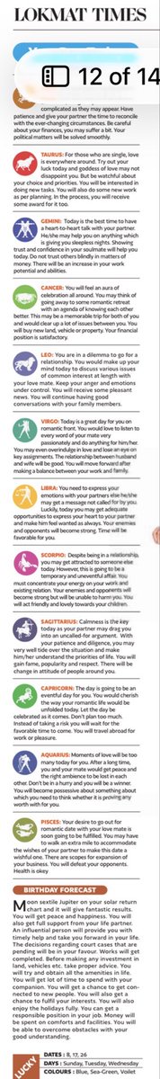 LokmatTimes_ngp's tweet photo. Stars Align for New Beginnings: Today's Horoscope Highlights Opportunities and Caution for All Signs ✨
Link: https://t.co/z8U7wEulX3
#Lokmattimes #Nagpur #Horoscope #zodiac #Zodiacsign #Aries #Taurus
#Gemini #Cancer #Leo #virgo #Libra #scorpio #Sagittarius #capricon #Pisces https://t.co/ckC9UWJeJg