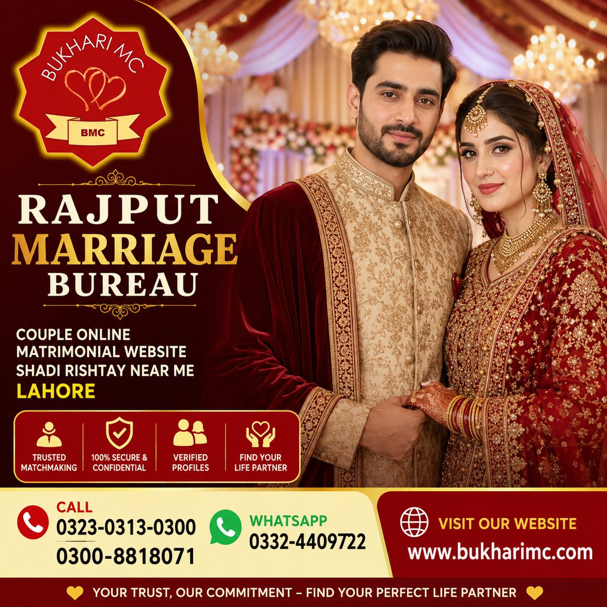 bukharimc's tweet photo. #RajputMarriageBureau #RajputRishta #MarriageBureau #OnlineMatrimonial #MatrimonialWebsite #ShadiRishta #OnlineRishta #PakistaniMatrimony #PakistaniMarriage #MuslimMatrimony #LahoreRishta #RishtaInLahore #MarriageProposal #ShaadiOnline #LifePartner #PerfectMatch #TrustedMatchmakr https://t.co/OwDYzmh9sC