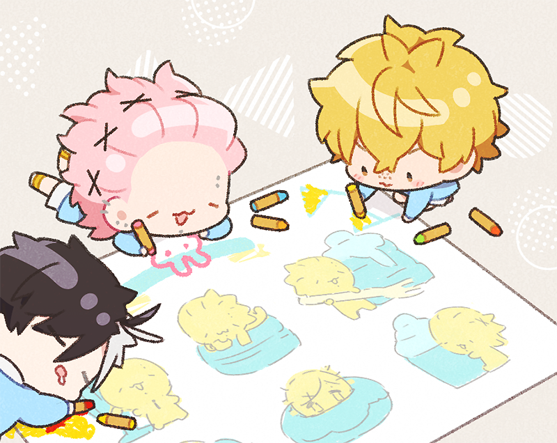 thyukke's tweet photo. きりゅくんBD用wip🌭📝🌸🖍️📛 https://t.co/Iq49fyzLDf
