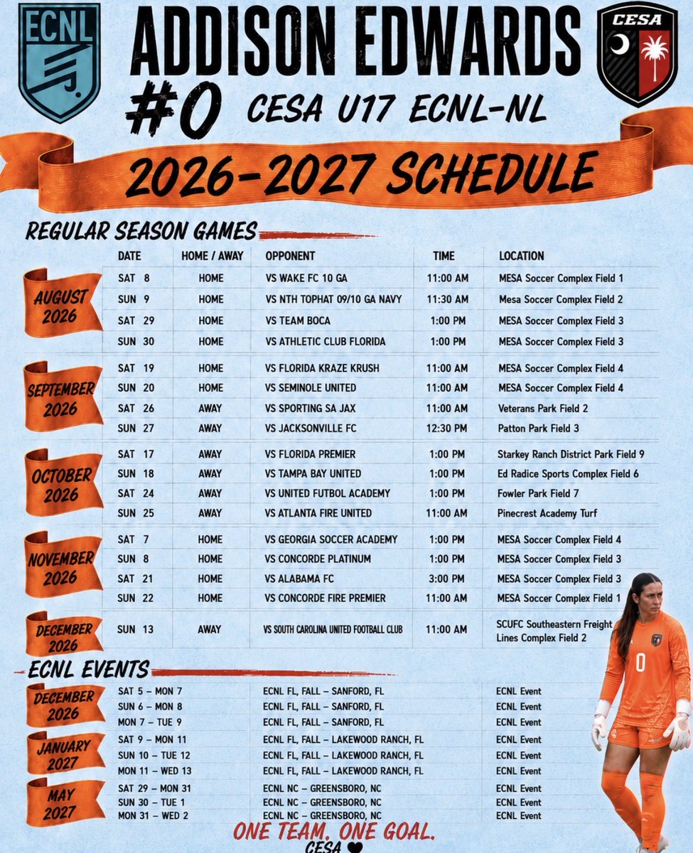 Ad_Edwards_GK's tweet photo. The season begins……@CESA2004 @ECNLgirls @ImYouthSoccer @ImCollegeSoccer @ncsa @NcsaSoccer @RecruitMatador @SportPrepX @TopDrawerSoccer @TheSoccerWire @xGamechanger_ @Kdylag
#soccer #Recruiting #goalkeeper #APScholar https://t.co/YU84Yd1Ul4