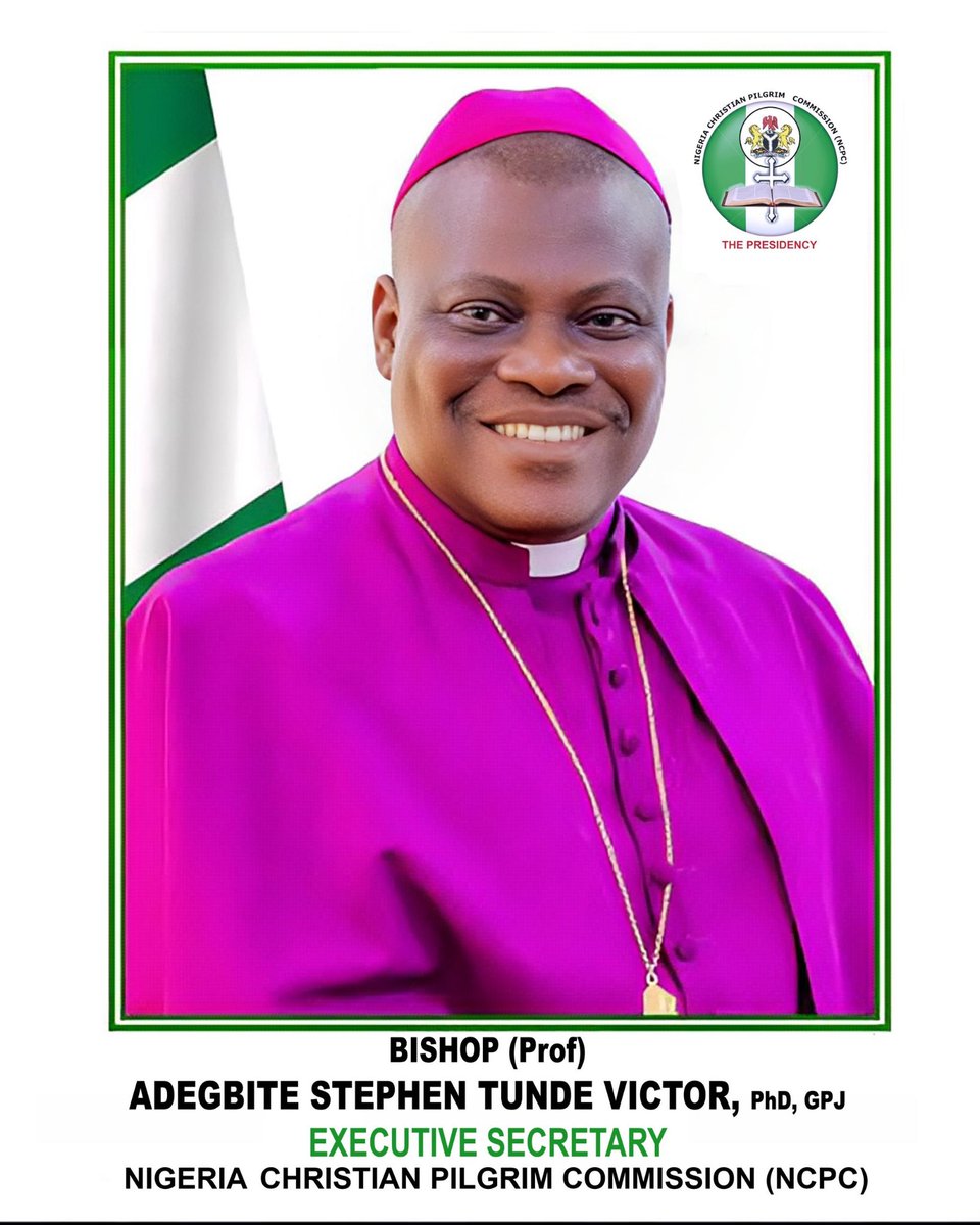 EkeneAninze's tweet photo. If you have seen this face appear on your TV or phone screen to criticize Cardinal Onaiyekan, just disregard it.

Why?

Because the supposedly Bishop does not speak in the capacity of a Bishop, but as a political appointee.

Bishop Stephen Adegbite was appointed as the Executive Secretary of the Nigerian Christian Pilgrim Commission in January 2024 by President Bola Ahmed Tinubu.

In 2025, he assumed the role of Chaplain of the Aso Rock Villa Chapel.

Bishop Adegbite currently holds both positions concurrently.

So, do you expect such a man to speak any truth contrary to the position of his appointor?

Of course not.

When I heard him speak, I had to go and search about him because I realized something was not right.

Here you have it...

Lol.

I am Ekene Aninze, Esq.