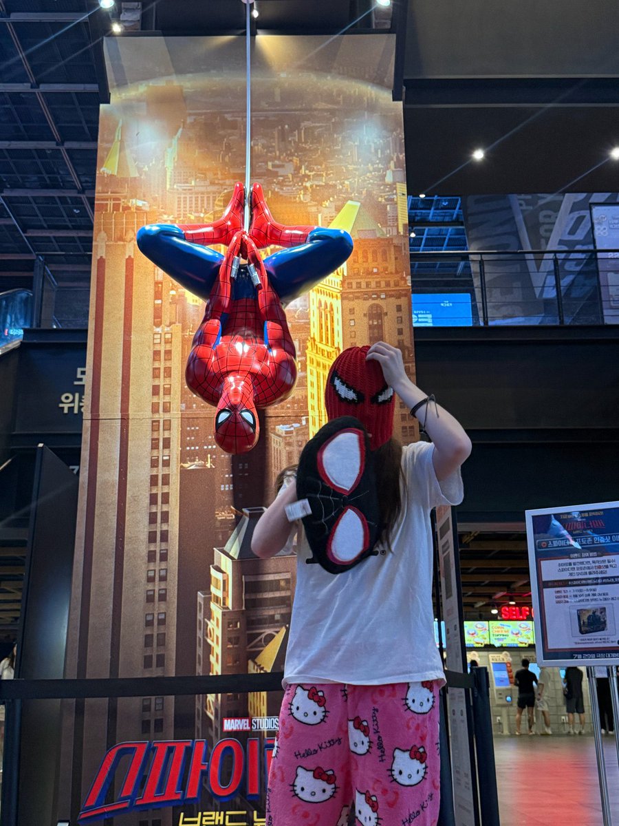 fifipopbase's tweet photo. FIFTY FIFTY’s Chanelle Moon finally watches Spider-Man: Brand New Day and is left “super emotional.”

She also reveals her first 4DX experience nearly launched her out of the seat. https://t.co/i0um8rFt4F