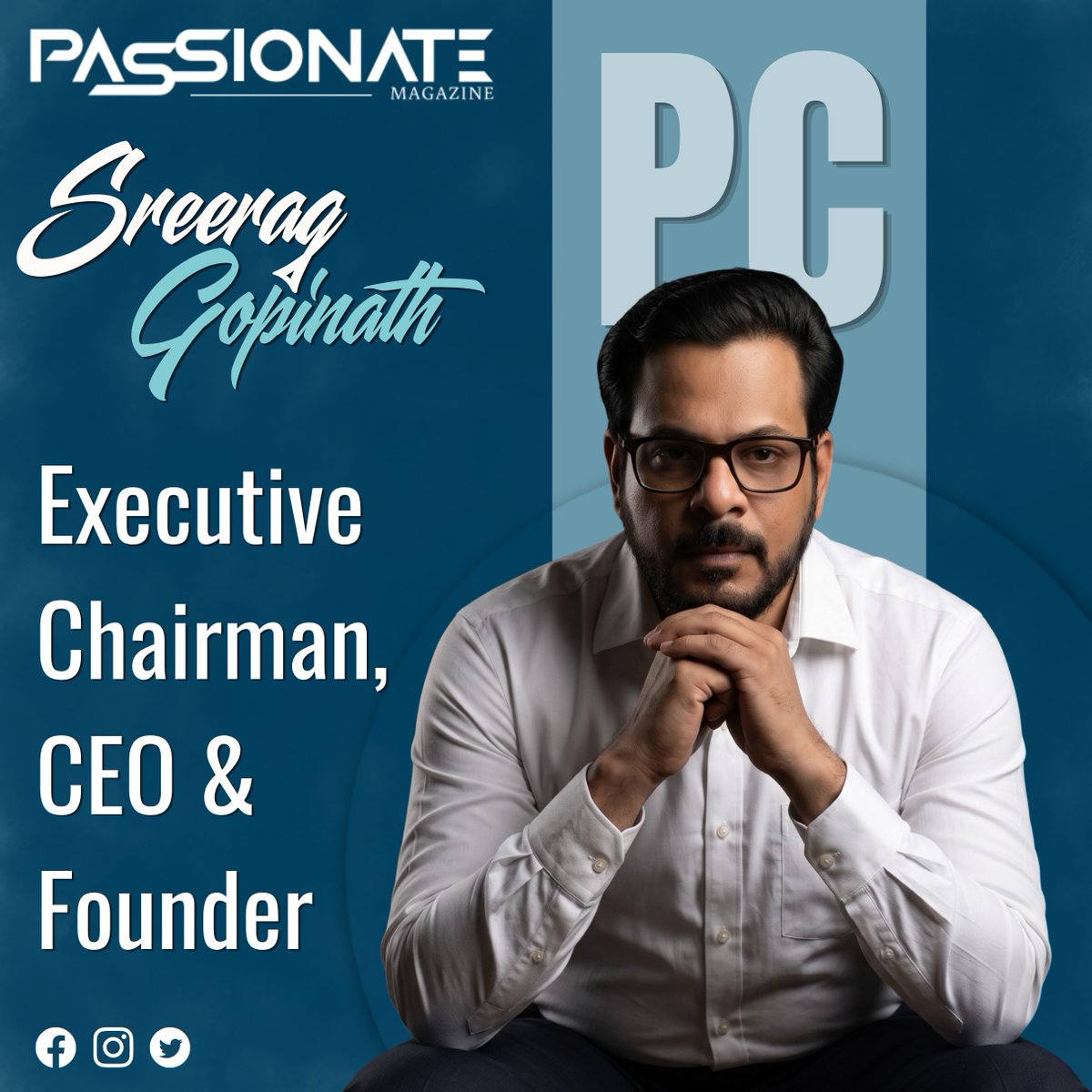 passionate_mag's tweet photo. Congratulations to Sreerag Gopinath, Executive Chairman, CEO &amp; Founder of SRG, on being recognized as a Best-in-Class Leader by Passionate Magazine.

Read more: https://t.co/8FDVbLA6fM

#SreeragGopinath #BestInClass #Leadership #Innovation #sreeraggopinath https://t.co/JalIfTLM6h