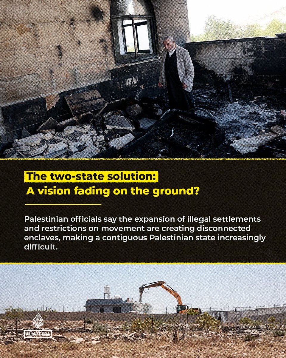 sahabatalaqsha's tweet photo. Tepi Barat terjajah semakin terpecah-pecah.

Permukiman haram, pos pemeriksaan, pembatasan pergerakan, dan kekerasan pemukim haram mengubah kehidupan warga Palestina, memisahkan komunitas, dan membatasi akses ke pekerjaan, perawatan kesehatan, pendidikan, dan keluarga mereka. https://t.co/uDJdg6kiOe