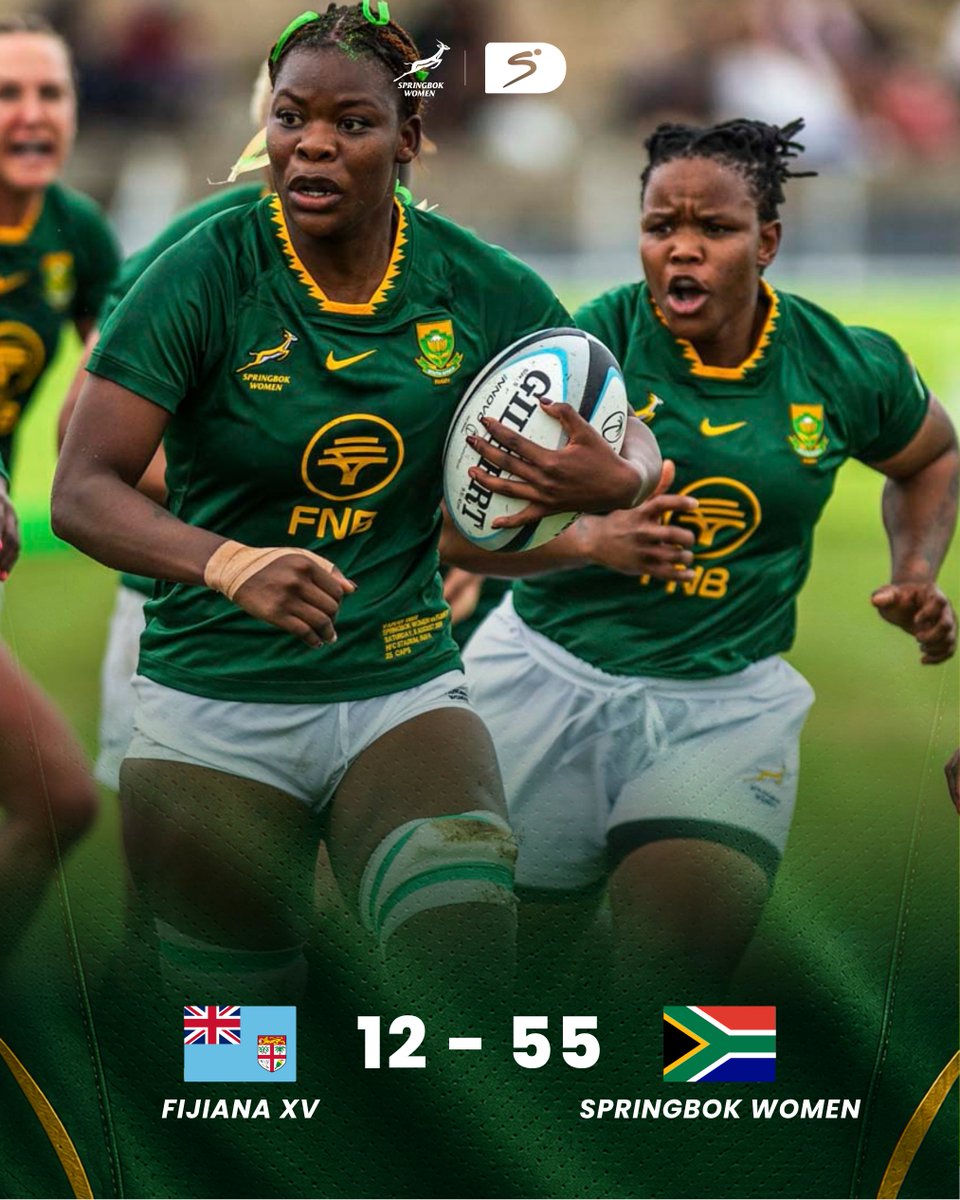 SSRugby's tweet photo. The #BokWomen opened their two-Test tour to Fiji with a 55-12 win over Fijiana XV in Suva 🇿🇦👏
#SSRugby https://t.co/STg9wmDesF