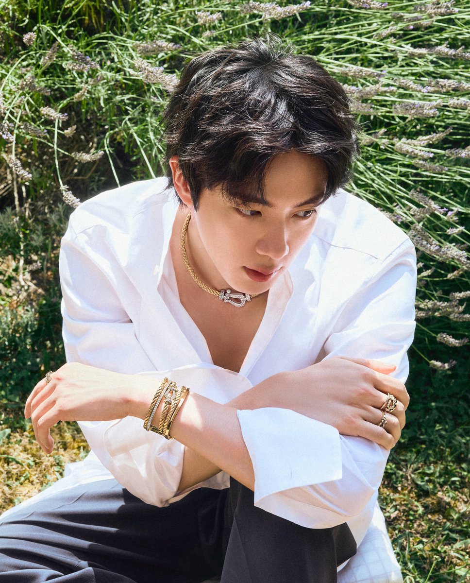 jinnieslamp's tweet photo. Photographer Jang Jungwoo Instagram post (No watermark ver.) 

“BTS Jin for ELLE Korea, August 2026 — Paris.”

JIN FOR ELLE KOREA  
#JinxELLEKorea #JinxFREDJewelry
#Jin #FREDJewelry @FREDjewelry https://t.co/aNrZP6fZR4