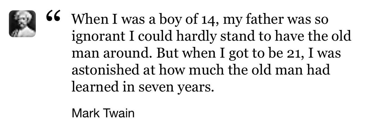 daviddufty's tweet photo. @paulg Reminds me of a Mark Twain quote. https://t.co/bZdBETnOvQ