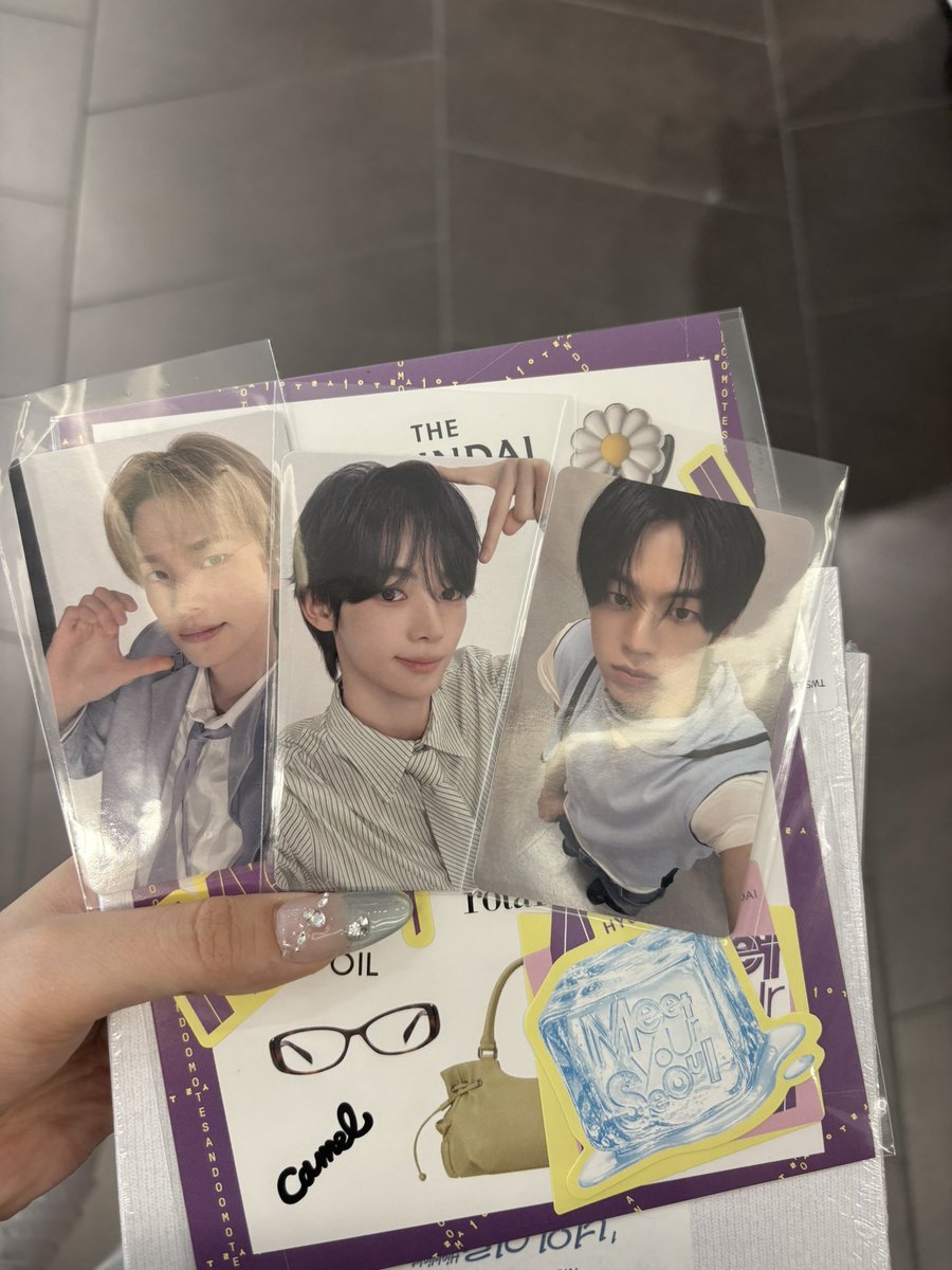 luvyeongjae_nna's tweet photo. tws オモカド交換 
譲 画像
求 ヨンジェ
本日渋谷での手渡しまたは郵送でのお取引となります
お気軽にお声かけください🙇‍♀️ https://t.co/7g4WNzMame