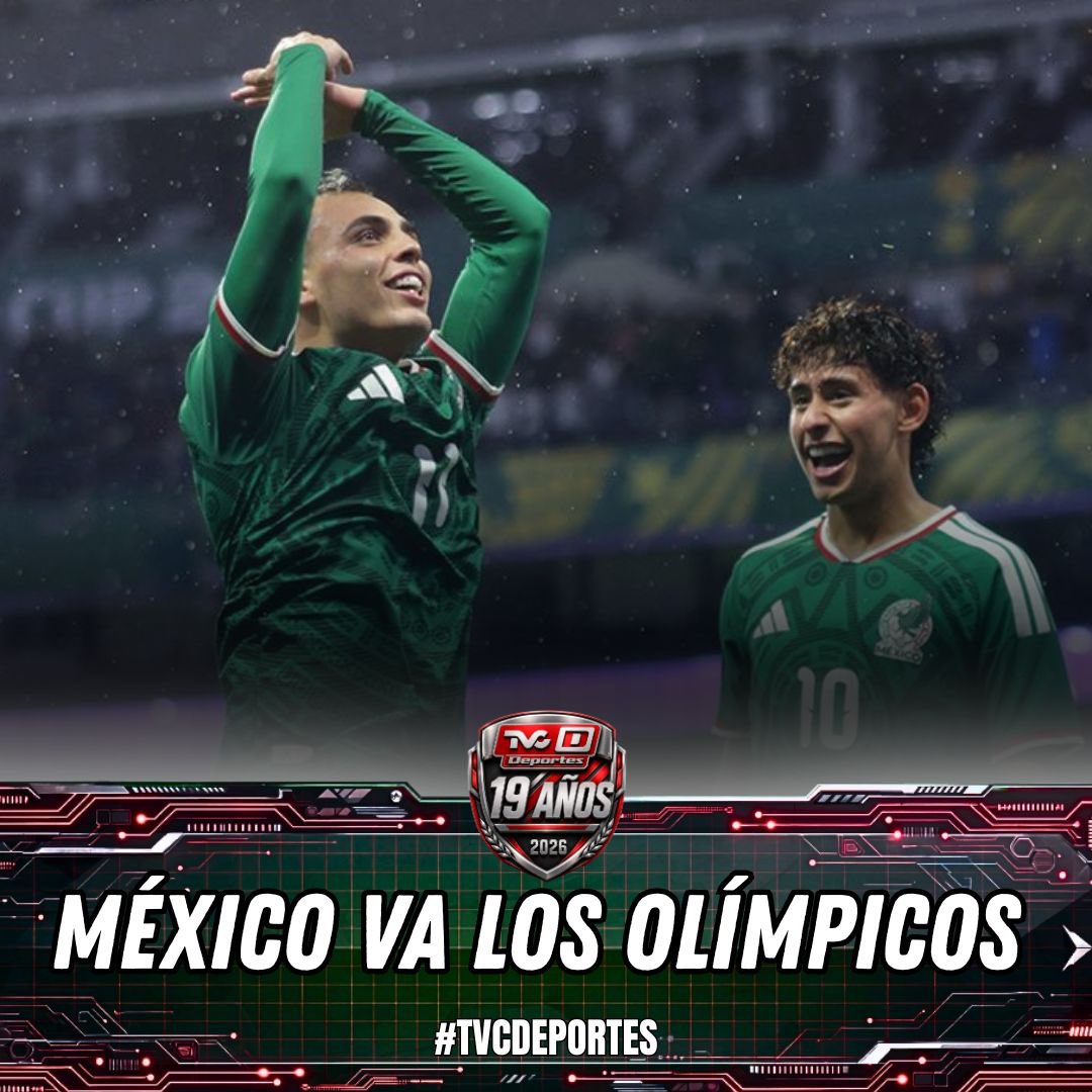 TVCDeportes's tweet photo. MÉXICO A LOS OLÍMPICOS
La Selección Mexicana Sub - 20 le remonta 1-2 a Canadá y con ellos se instalan a los Juegos Olímpicos de Los Ángeles 2028
#SelecciónMexicana #Mexico #Olimpicos #JuegosOlimpicos #TVCDeportes https://t.co/PvrbcbSJlS