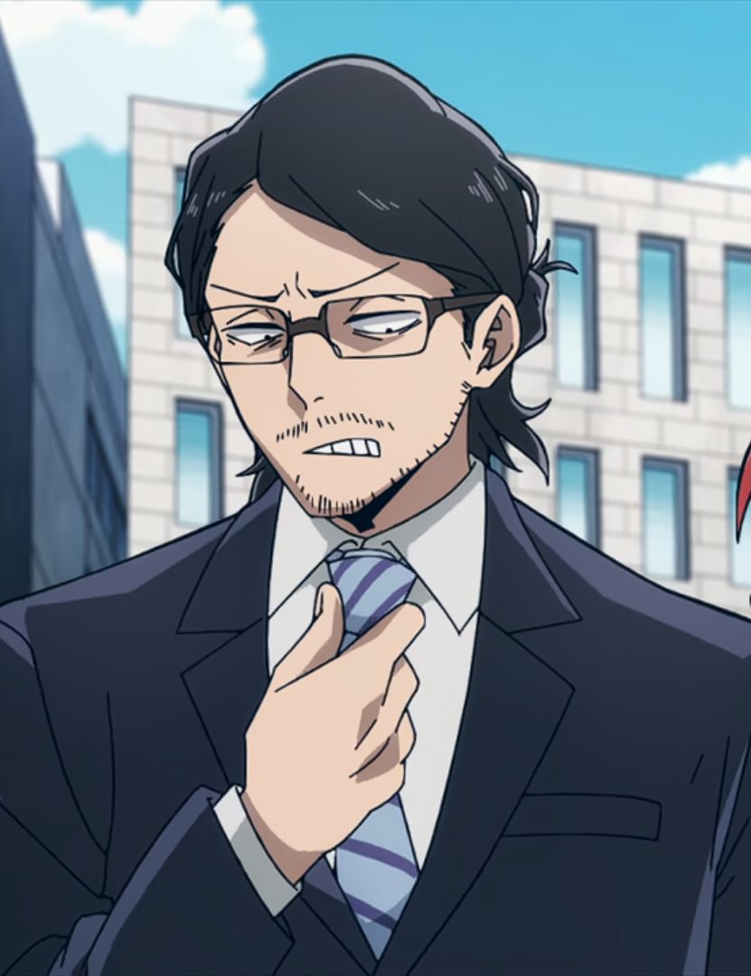 _mokukun's tweet photo. aizawa in glasses is everything to me https://t.co/t30FnEtA9z