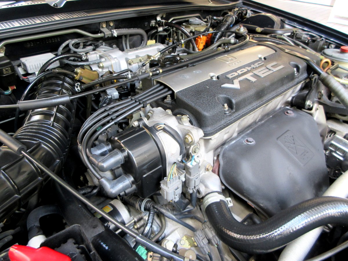 NSXNSX's tweet photo. ｴﾝｼﾞﾝ形式 H22A
最高出力 200ps(147kW)/6800rpm
最大ﾄﾙｸ 22.3kg・m(218.7N・m)/5500rpm
種類 水冷直列4気筒DOHC16ﾊﾞﾙﾌﾞ VTEC PGM-F1
総排気量 2156cc https://t.co/FC1H7zT1MA