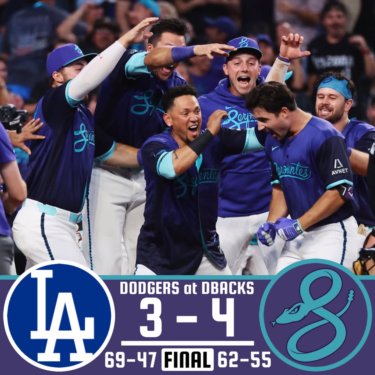 a_kool_name's tweet photo. DBACKS WIN!!!!! RYAN WALDSCHMIDT WALKS THE DODGERS OFF TO START THE SERIES WITH A WIN!!!!! https://t.co/6mS1wzTCoE