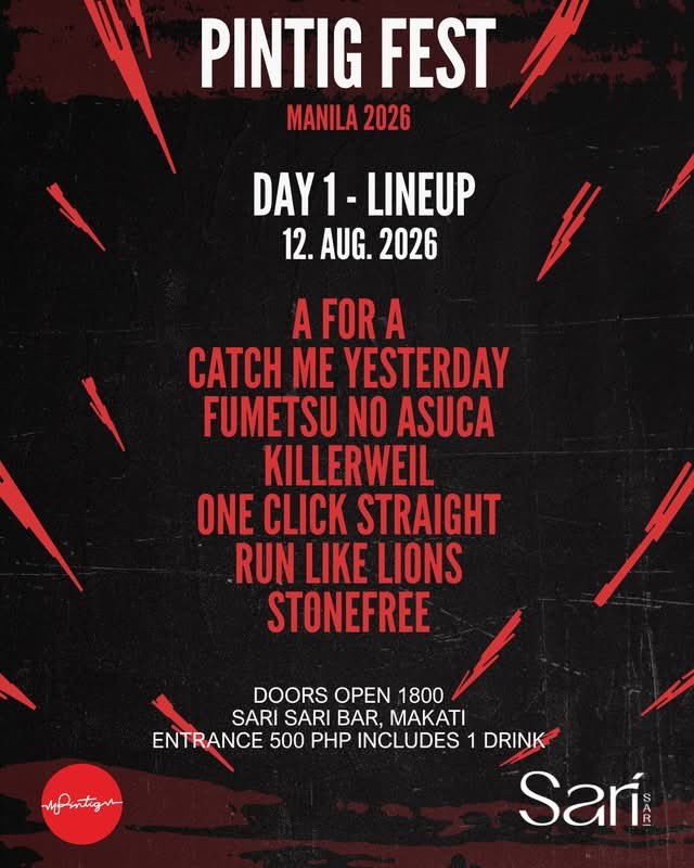 C_M_Yesterday's tweet photo. 来週からフィリピン3daysツアーに行ってきます！

We'll be performing in Manila this August!!

12th @ Sari Sari Bar, Makati
13th @ Viva Cafe, Cubao
14th @ 70s Bistro, Quezon https://t.co/zUgGAxf6Bw