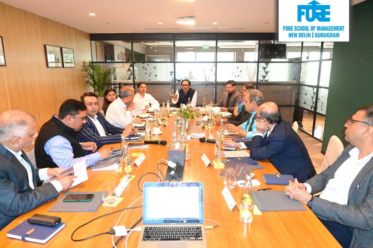 FORE_Delhi's tweet photo. We look forward to more such meaningful conversations shaping the future of higher education.

#FORESchoolOfManagement #FSM #EducationHighTable #HigherEducation #AcademicLeadership #NEP2020 #IntelligenceEra #Meritto #FOREmulaForSuccess #FOREverEvolving #FOREverConnected https://t.co/dC31iMMie3
