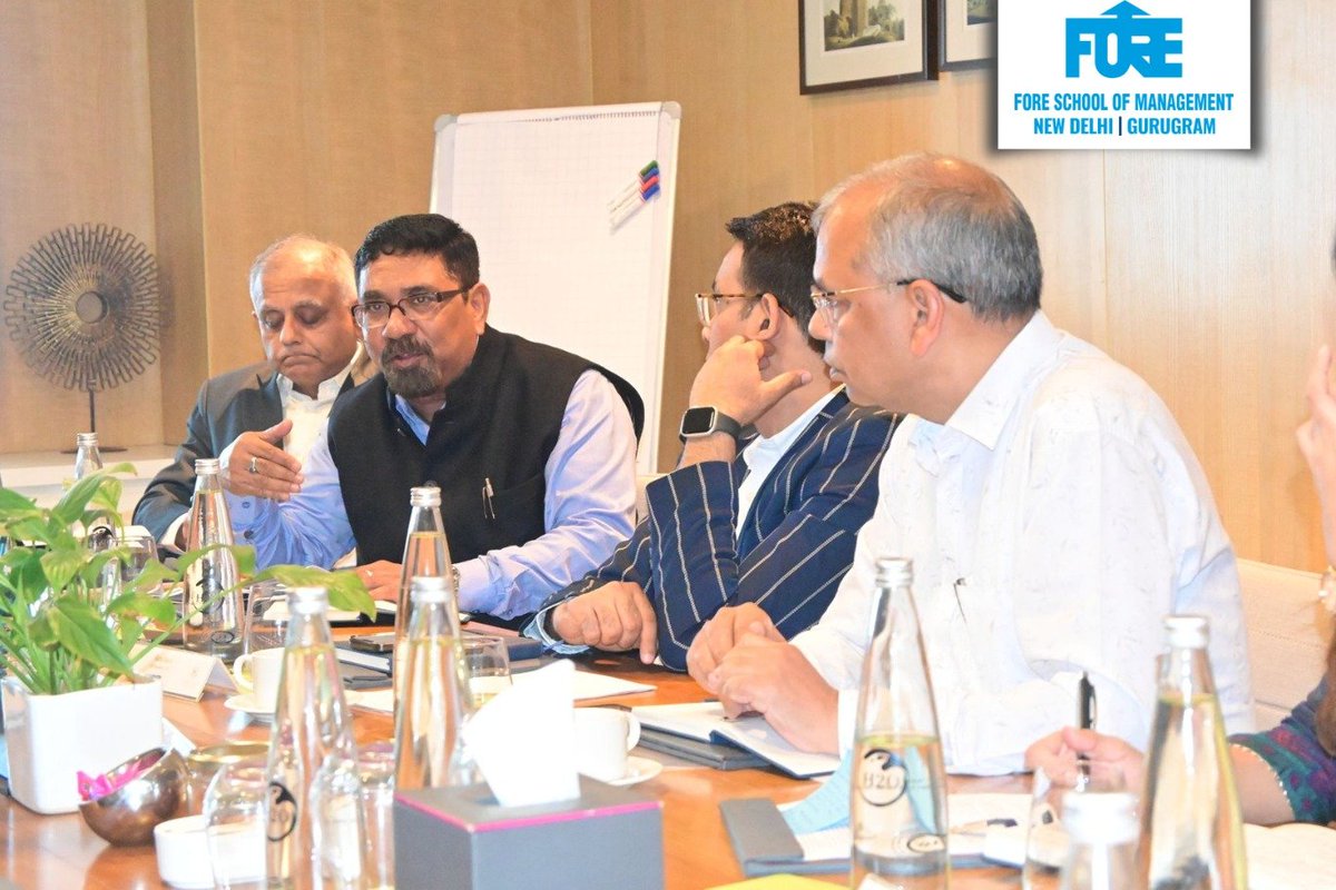 FORE_Delhi's tweet photo. We look forward to more such meaningful conversations shaping the future of higher education.

#FORESchoolOfManagement #FSM #EducationHighTable #HigherEducation #AcademicLeadership #NEP2020 #IntelligenceEra #Meritto #FOREmulaForSuccess #FOREverEvolving #FOREverConnected https://t.co/dC31iMMie3
