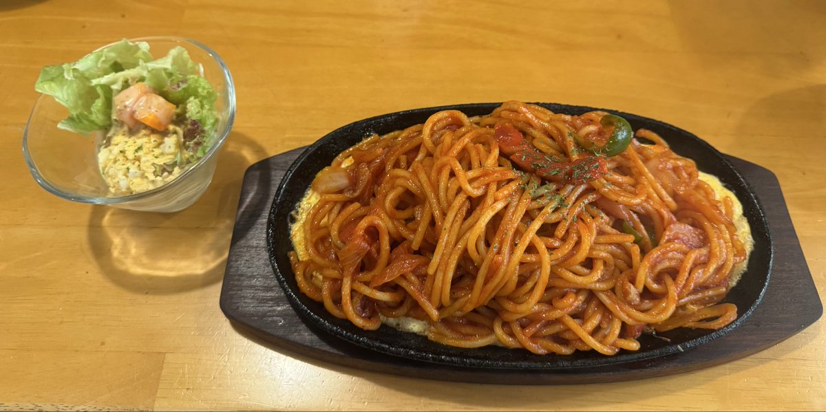 _ODEHI's tweet photo. 今日のランチ🍽️

牟呂カフェでナポリタン🍝

美味しくいただきました〜😋✨

#豊橋ランチ #牟呂カフェ #ナポリタン #ランチ https://t.co/WStljqgzBP