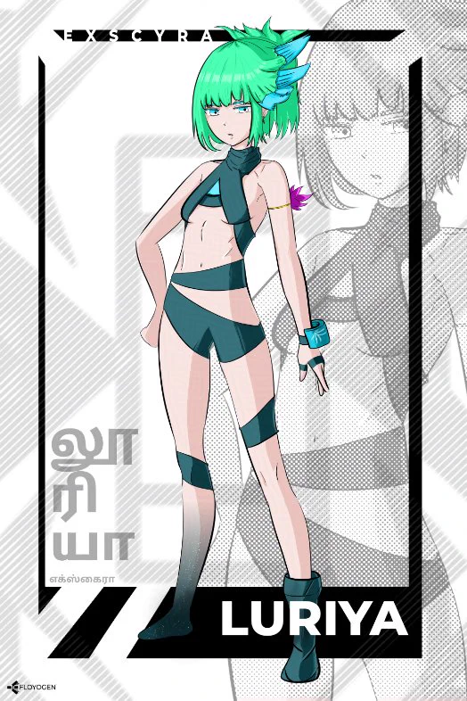 Exscyra Luriya Concept Art by FLOYOGEN