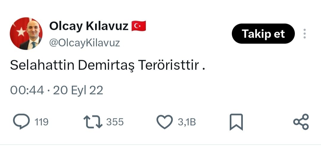SelimAta023's tweet photo. @OlcayKilavuz Olcay Bey bir ara haftada bir bu paylaşımları yapıyordun. Liderin açılımcı olunca sesin kesildi. Ne oldu artık Demirtaş terörist değil mi? 😀
@OlcayKilavuz https://t.co/I6VG8jvkDc