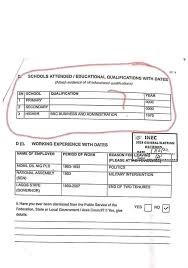 EkeneAninze's tweet photo. President Tinubu has empty spaces in his primary and secondary school qualifications, while Okpebolo has D7 parallel in his WAEC results.

Both are President and Governor respectively.

These are the same people who sign laws that do not just make it mandatory to credit all your grades, but also make it mandatory to have all your qualifications from primary school before you could get a civil service job, whether federal or state.

So, a young Nigerian applying for a civil service job must account for his qualifications from primary school, present all his certificates and credit all his grades, while the people signing these laws can have empty spaces in theirs or have D7 parallel in their WAEC results and still occupy the highest offices in the land.

How does the system make sense to you?

Lol.

I am Ekene Aninze, Esq.