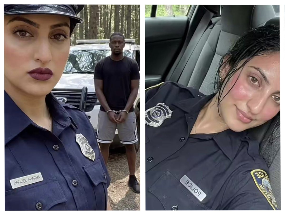 renzb0y's tweet photo. Hey @grok what just happened with this police officer !! 

Before                              after https://t.co/GC4yY3kGu0