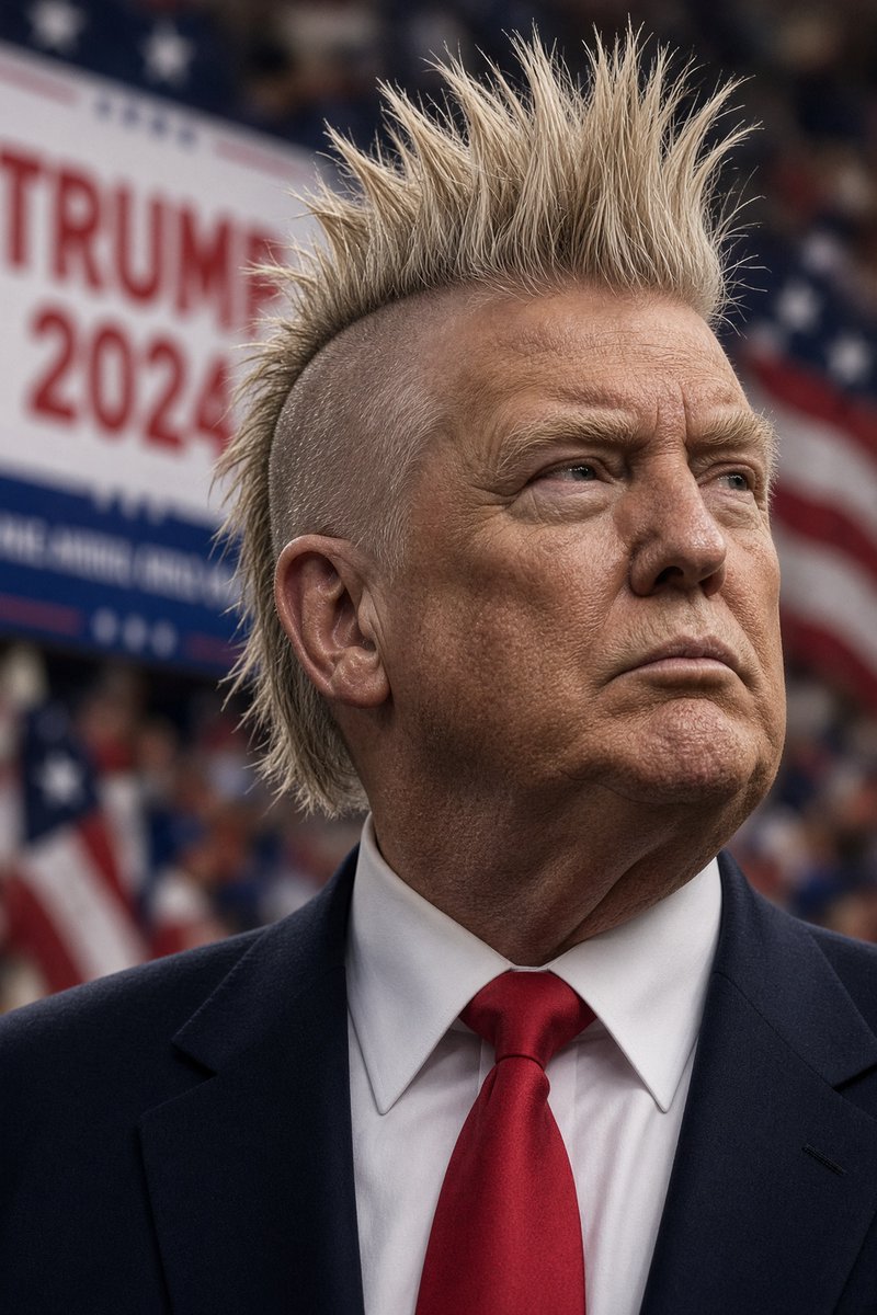 Coreandor's tweet photo. @LeadingReport Trump The Last Mohican https://t.co/EkS2n2QHhX