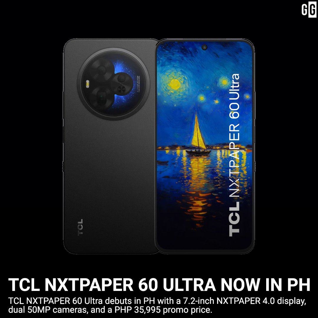 GIZGUIDEPH's tweet photo. The phone is now available at a discounted price during the  sale at the official TCL Store on Shopee Philippines.

Read here: 

#GIZGUIDEPH #TCL #TCLNXTPAPER60Ultra https://t.co/6n8XOIvR7p