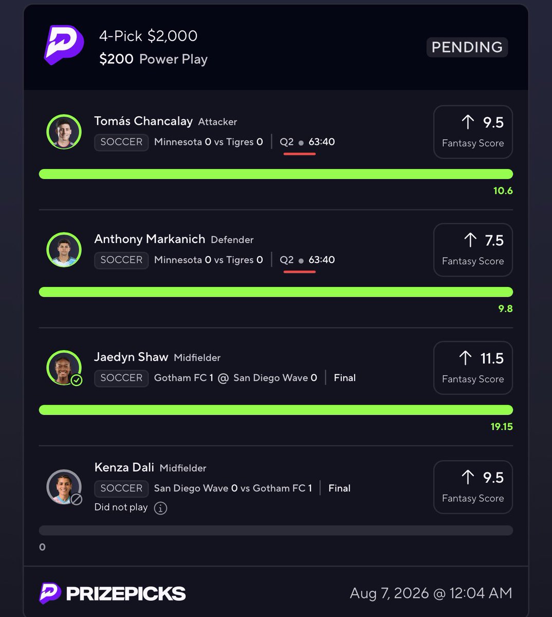 PotdPrizepicks's tweet photo. WHAT A HUGE DAY FOR FREE‼️
Let’s BLESS more my community 💚💰

I WILL GIVEAWAY $200💰⬇️

To 3 FOLLOWERS that LIKES + REPOST &amp; Comment their FAVORITE FOOD on his post💚

CASHED +780✅
CASHED 6X✅
CASHED DAY 3 +153✅ https://t.co/mYYgUffRth