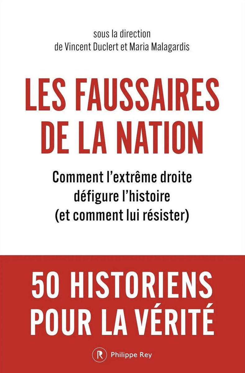 flr_louis's tweet photo. Vincent Duclert et Maria Malagardis (dir.) - Les faussaires de la nation

Comment l'extrême droite défigure l'histoire (et comment lui résister)

À paraître en septembre chez Philippe Rey https://t.co/RqRJwV4Rlc