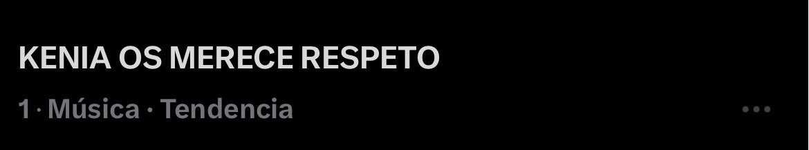 tanttoflow's tweet photo. Kenia os es Tendencia #1

KENIA OS MERECE RESPETO https://t.co/wxd7cAbdea