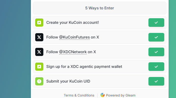 duionchain's tweet photo. @KuCoinFutures @XDCNetwork Done @khang0x123 @0xMascowing @Thaikhang1410 https://t.co/zgqJTMHu1K