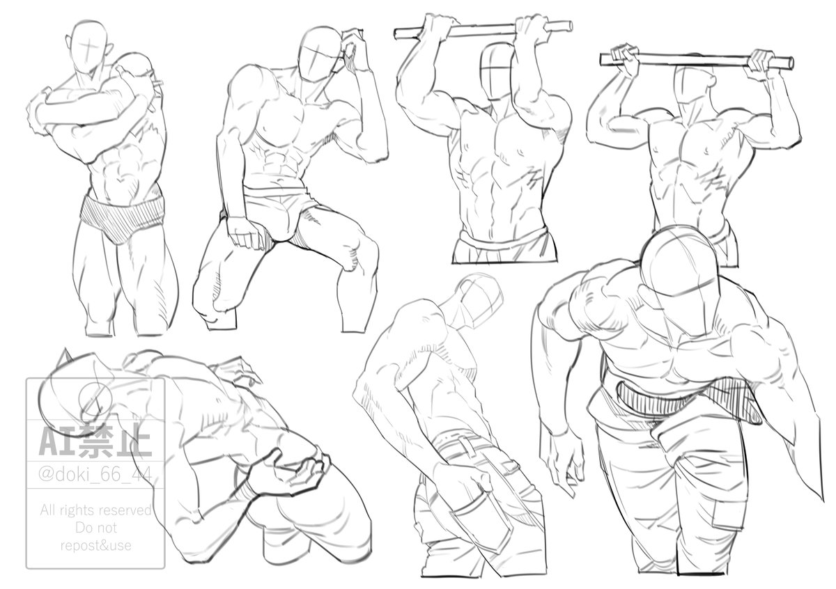 doki_66_44's tweet photo. Draw muscle https://t.co/7aHP76pTrR