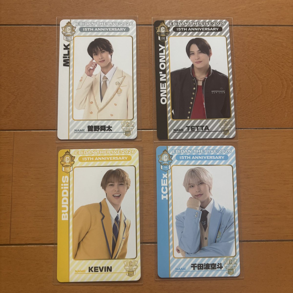 dooooo2319n's tweet photo. EBiDAN THE LIVE 2026 エビライ グッズ ミニフォト

【譲】曽野舜太　TETTA  千田波空斗　KEVIN

【求】山中柔太朗　

📮郵送希望。
🌱お気軽にお声掛けください！ https://t.co/DQUjg0YsS8