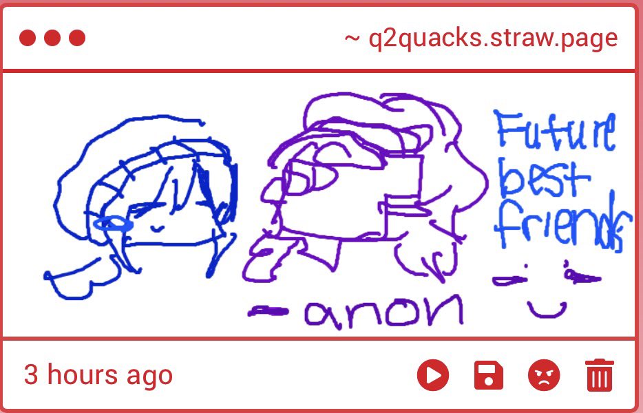 Q2Quack's tweet photo. AWWW IS THAT ME? OMG THIS IS GOING ON THE FRIDGE 🥹🥹 https://t.co/PjBpPkIDIn
