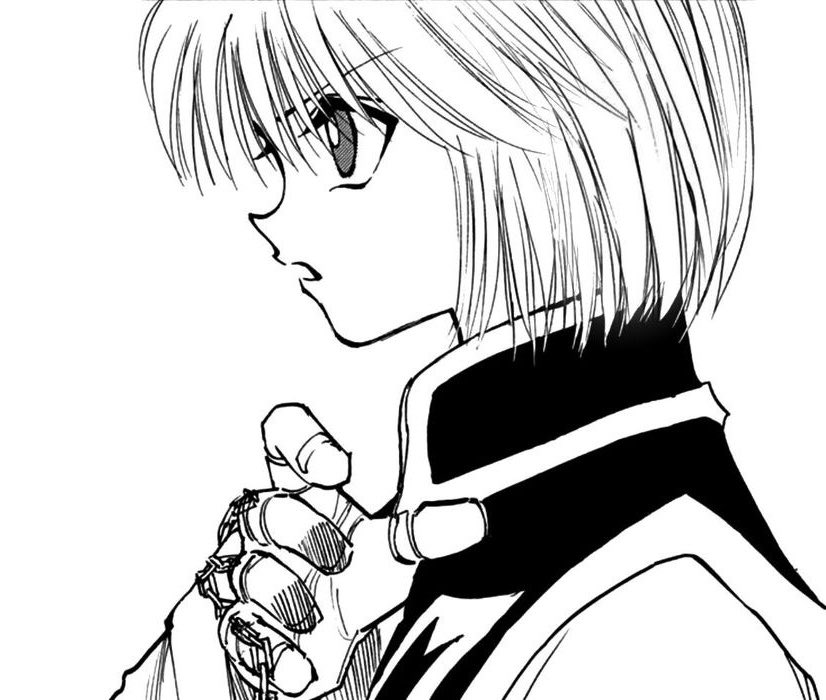 ConfusedLulux's tweet photo. Some of my fav panels of Kurapika…York New Kurapika in the manga truly has a very pretty look.. https://t.co/B5n9g8lvL8
