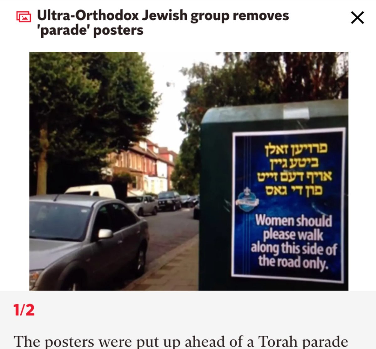 flaneurbear's tweet photo. @JohnCleese Really? Have you wondered into Stamford Hill on a Saturday?

Probably not. Next time you do, you can goose step on the other side to avoid the segregated women. https://t.co/GCvpmF0wTz