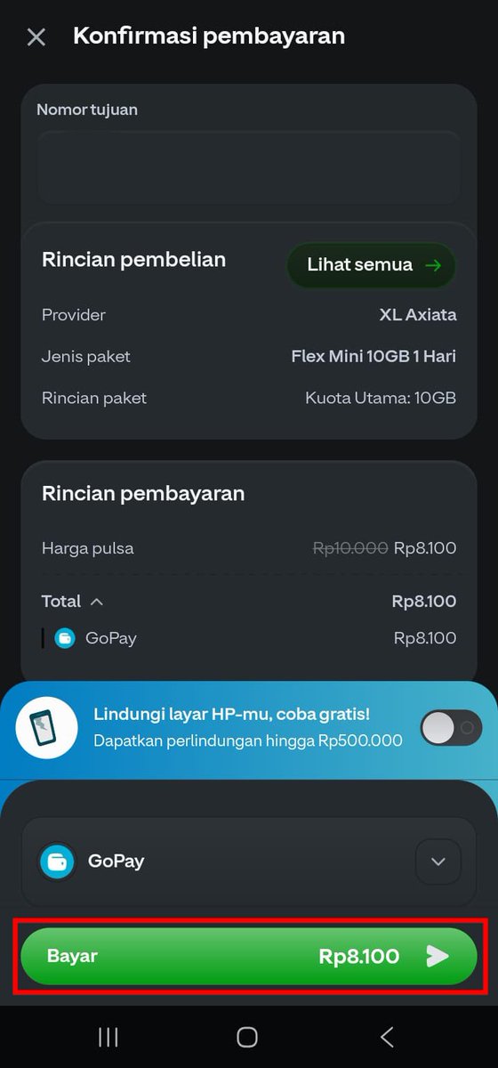 Nwataliaaa's tweet photo. Kalau paket data semurah ini mah nggak perlu nunggu kuota bener-bener habis, cek aplikasi GoPay langsung gas Rp8.100 #KUOTASERBA8RIBU https://t.co/8SpSxSFYFJ