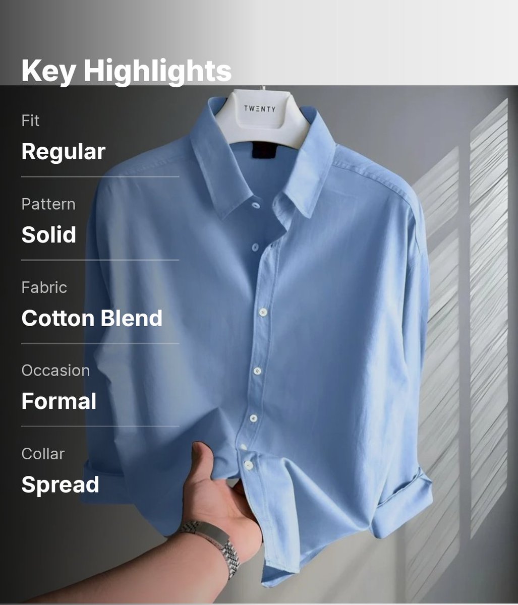 KumarMyfri6336's tweet photo. MACSAM Formal Shirt – 70% OFF! Just ₹297 (MRP ₹999) 🔥
5 colors | S–XXL available
🔗Link 👉 https://t.co/hxyNQ76fFe
Look sharp, spend less 💼
#MensFashion #FormalShirt #DealAlert #ShirtSale https://t.co/t3zketACzQ