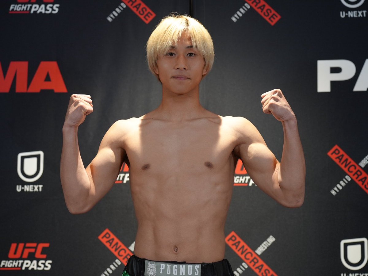 _PANCRASE_'s tweet photo. 🔥PANCRASE BLOOD.12🔥
📣計量結果⚖️
第１１試合　フライ級5分3R
🟥加藤和也　57.1kg
🟦大鹿烈毅　56.7kg
#pancraseblood12
🗓️8月9日(日)
🏟️品川インターシティホール
▶️@UNEXT_fight  &amp; @UFCFightPass https://t.co/dBxM4SvFUv