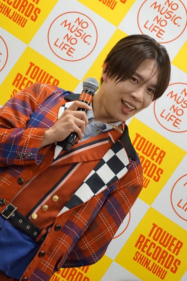 K___a0327's tweet photo. 2026.07.30 タワレコ新宿🎤

 #神久保翔也 (@jinkubon )
 #三上義貴 (@Yoshiking_1116 )
 #甘党男子 

岩手からやってきました🐟³₃³₃
100㌔アイドル🍨 https://t.co/o17flZvZDG