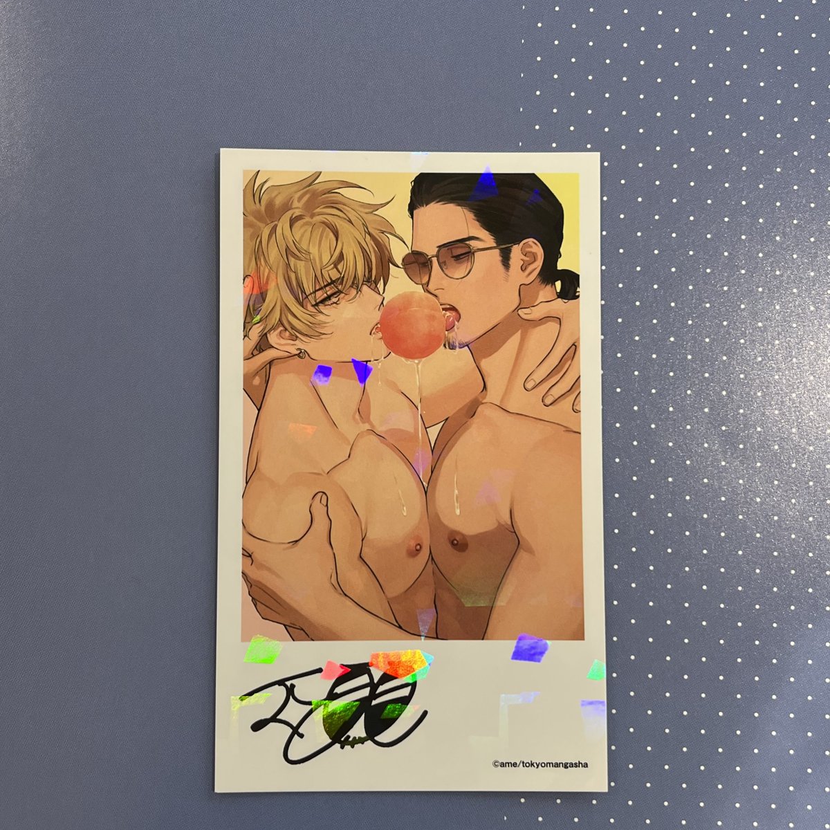 ryeowook00's tweet photo. 【交換】MARBLE COMICS キラキラカード アニメイトフェア マーブルコミックス

譲：亞目 先生

求：市川けい 先生(ブルースカイコンプレックス)

出先のためIDなし。郵送希望です。
検索からもお気軽にお声がけください🙇 https://t.co/JZFCifRm7H