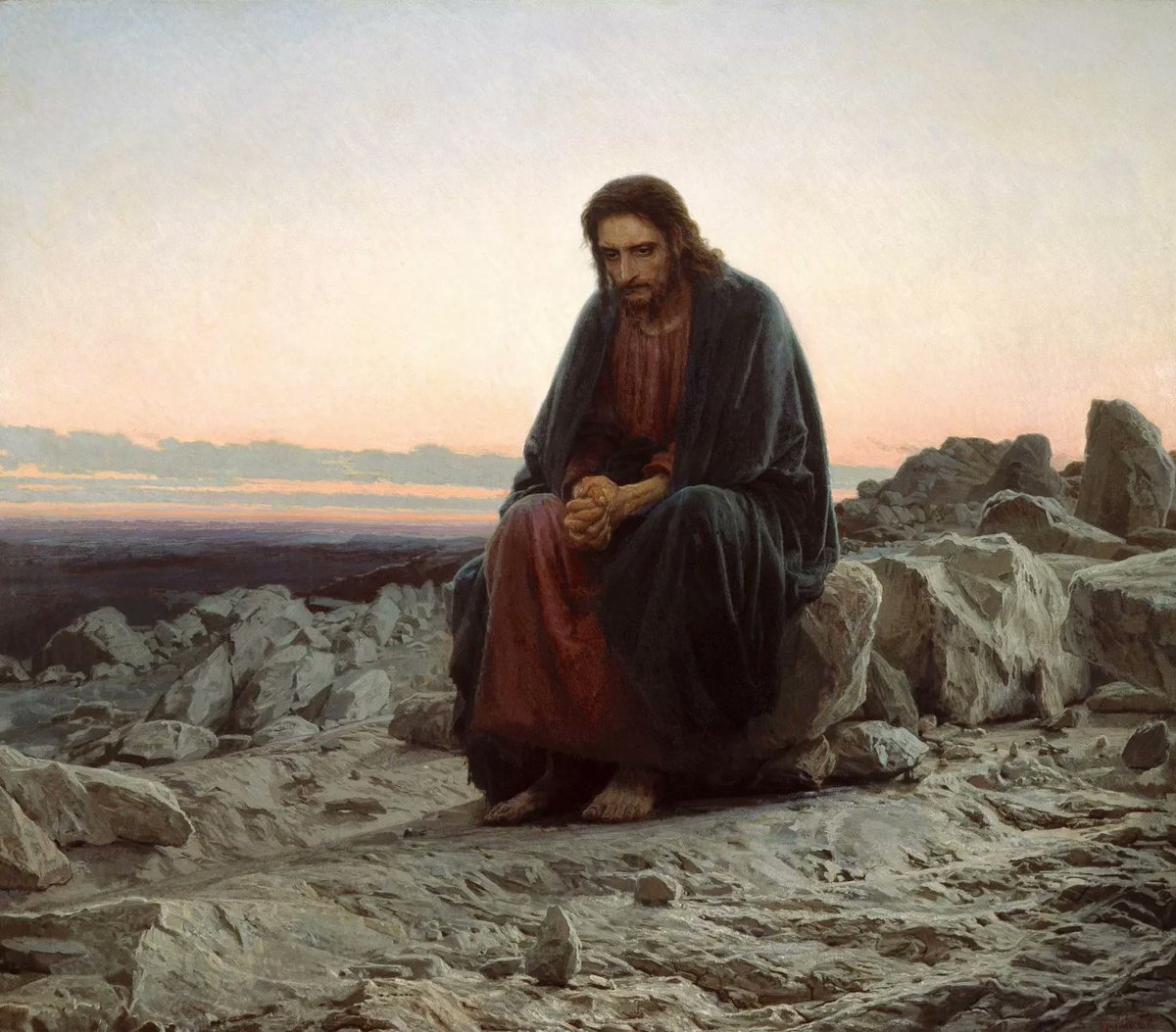 httpsmnemos's tweet photo. “Christ in the Desert” Ivan Kramskoi
c. 1872 https://t.co/NnIotZqUAd